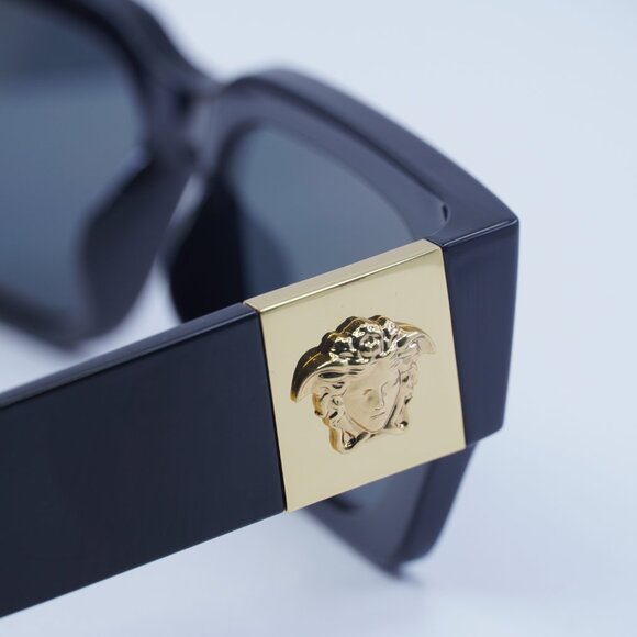 Versace VE4497U GB1/87 Sunglasses Black Square Frame, Grey Lenses main image 7